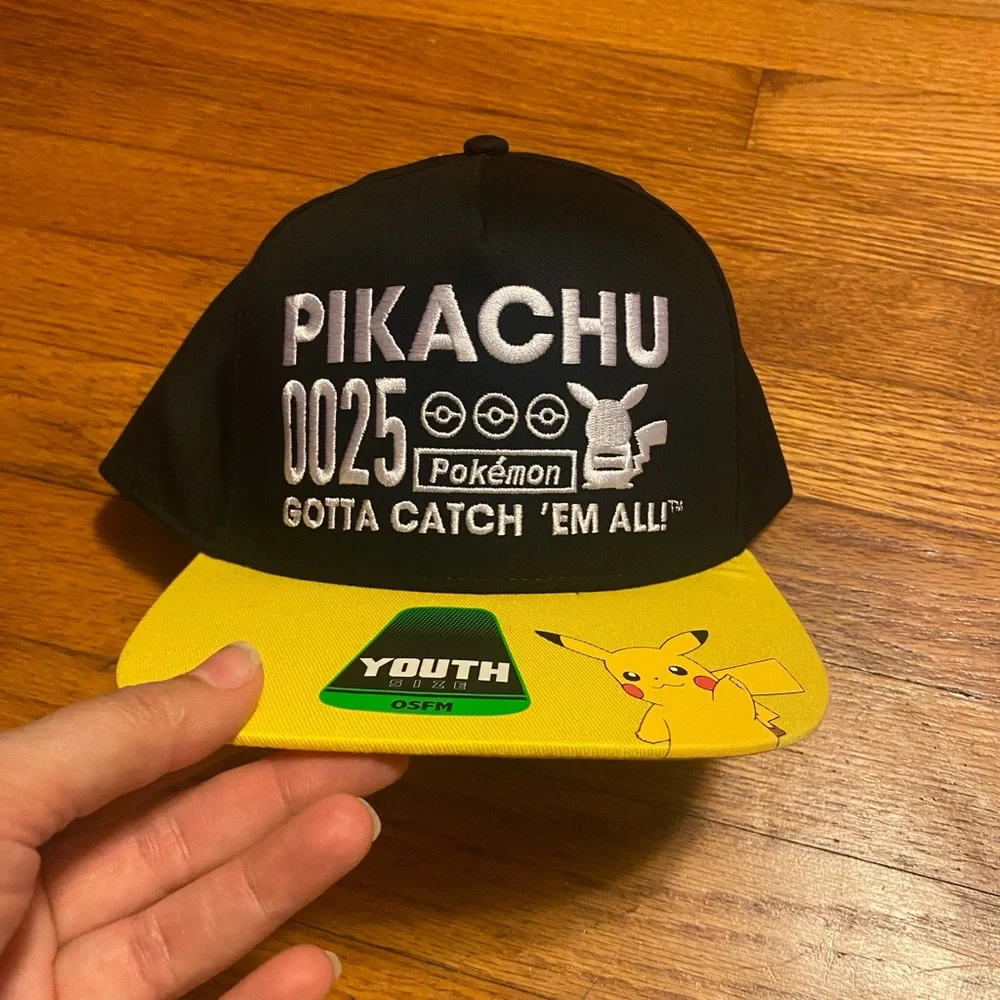 Black and Yellow Pikachu‎ Cap